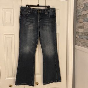 Maurice’s Straight Leg Jean-Size 15/16 Reg-Dark Blue-EUC